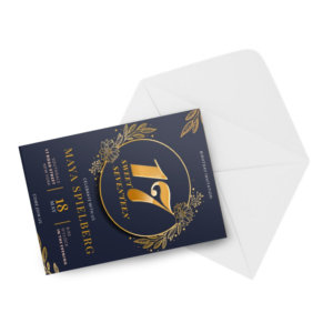 Metallic Foil Invitations