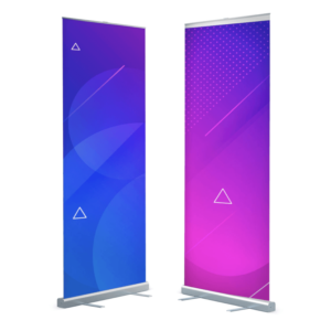 Pull Up Banners 13oz Matte Vinyl Silver base (Pull Up Banners-)